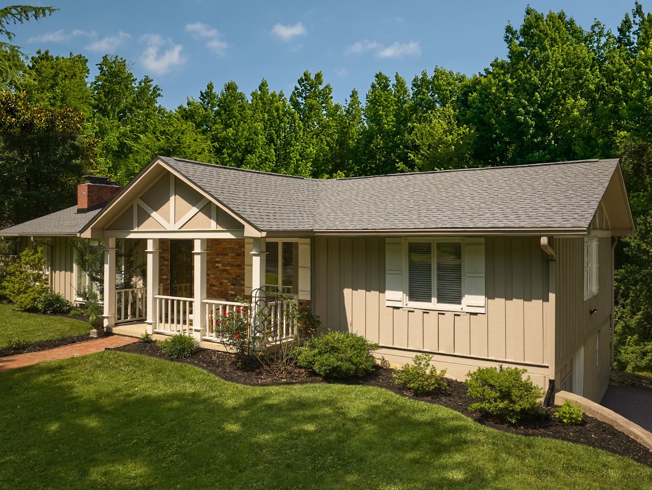 Exterior remodeling project completed by Better Homes Inc.